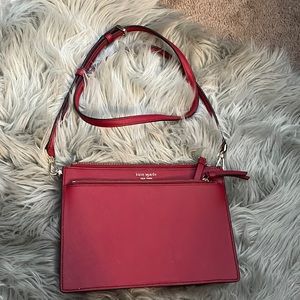 Kate Spade New Cameron Zip Crossbody Rosso Red